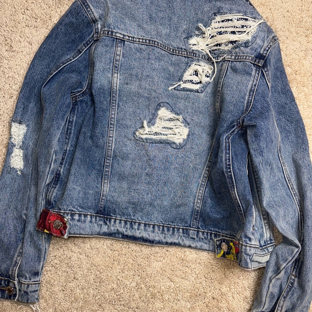 Vervet Distressed Denim Jacket - Picture 8 of 8